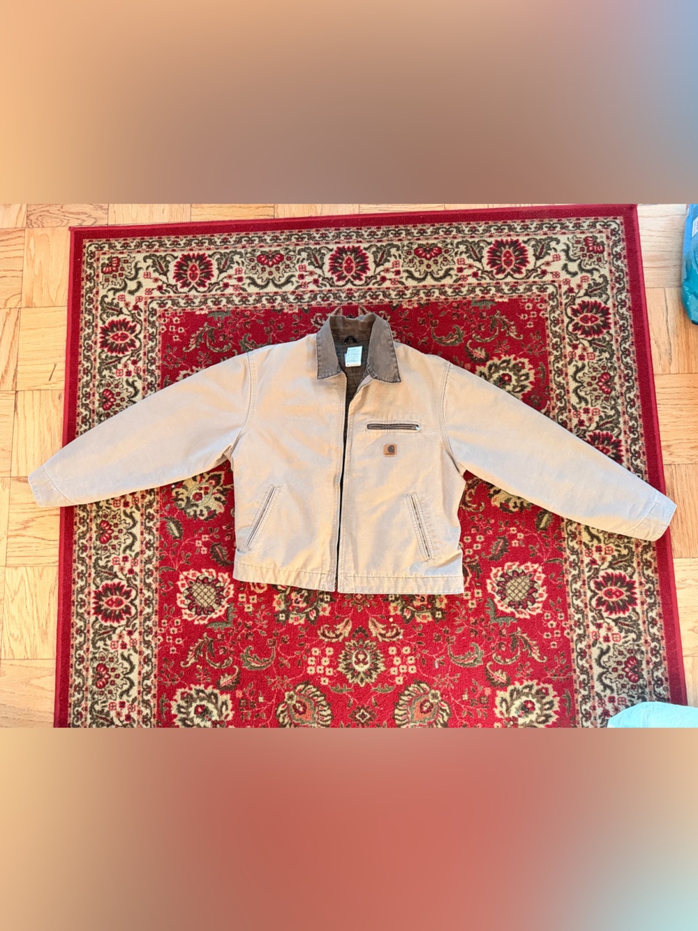 Carhartt Detroit J97 SDL Sandstone Work Jacket - Saddle Color - Picture 11 of 11